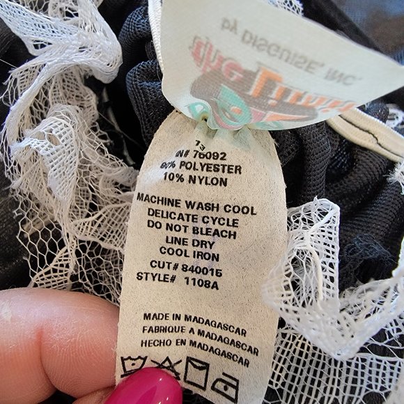 Halloween - French Maid Costume - Medium - Includes Apron, 2 Garters & Headband - Picture 4 of 4